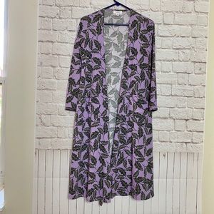 Long duster cardigan